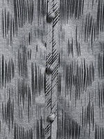 Lässige, niedliche Bluse mit Print, Knöpfen, V-Ausschnitt und ärmellos