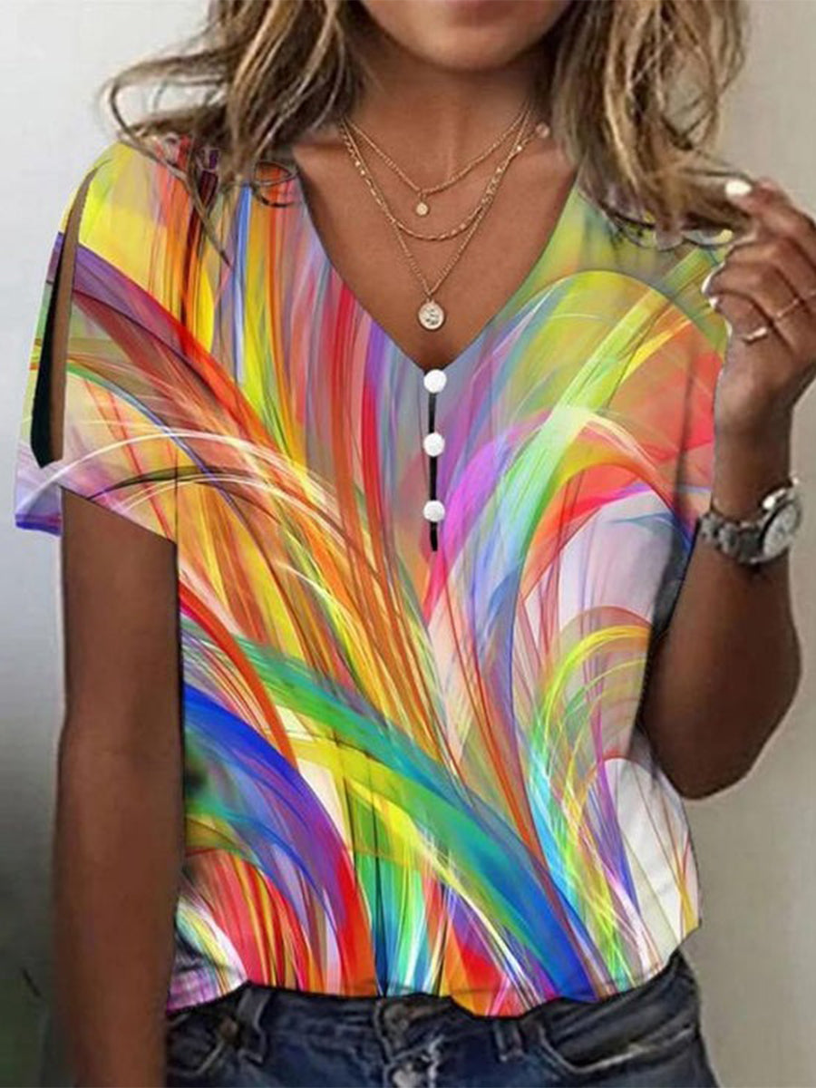 Colourful Gradient Blouse
