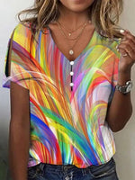 Colourful Gradient Blouse