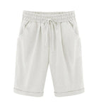 Women’s Casual Loose-Fit Cotton Summer Shorts with Pockets