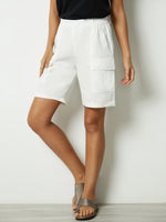 Short d'été décontracté à poches unies