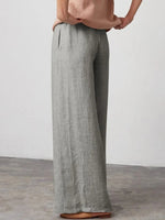 Pantalon décontracté à poches rayées pour femme