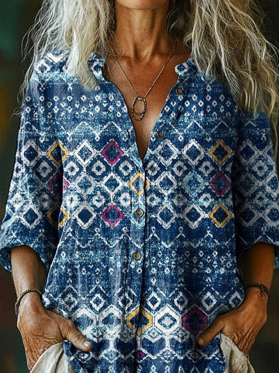 Fresh Blue Long Sleeve Top