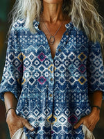 Fresh Blue Long Sleeve Top