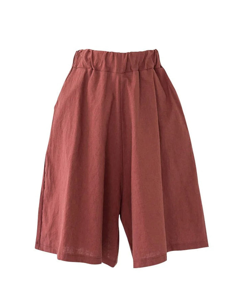 Lässige, gerade geschnittene Baumwollhose