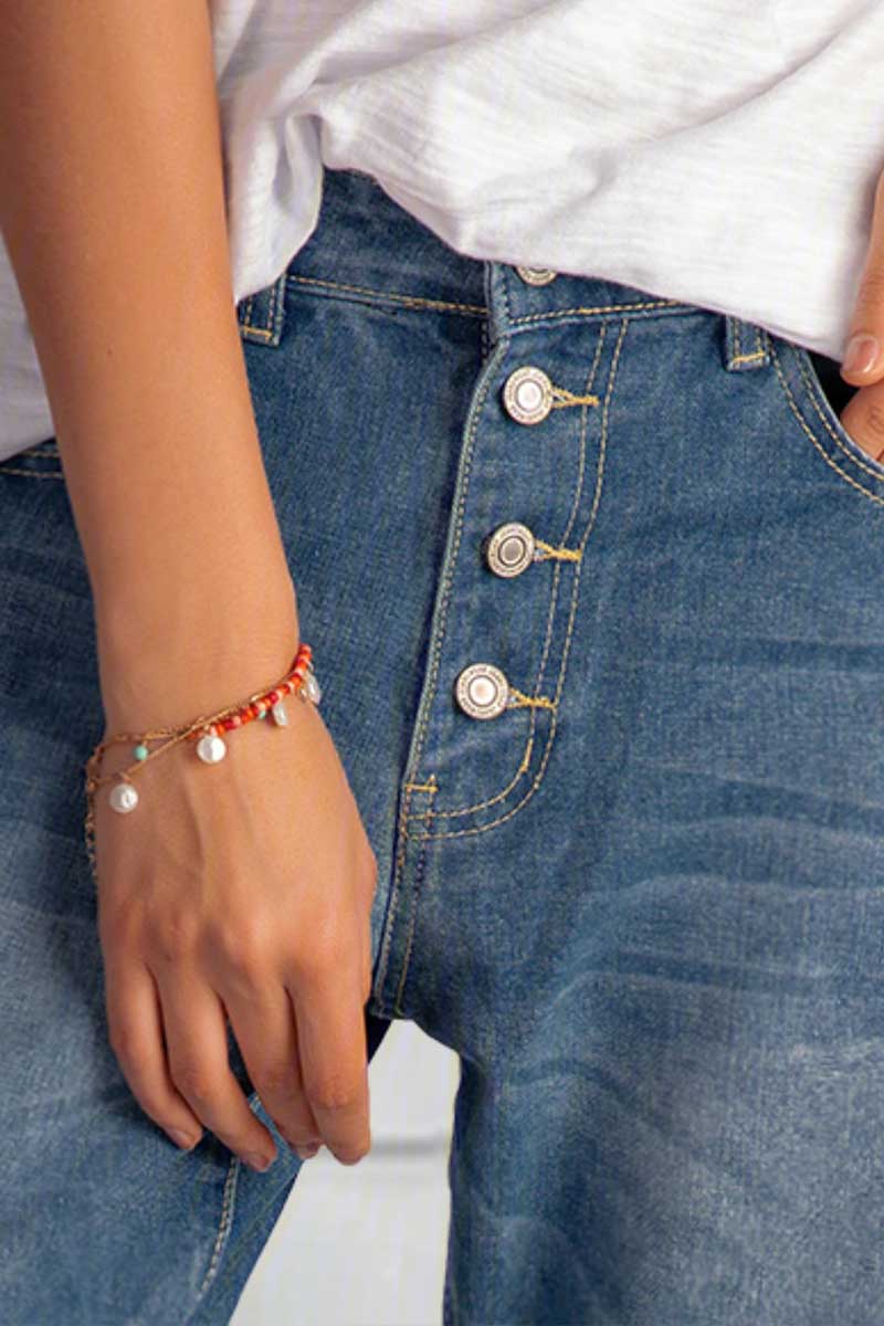 Women’s Button Fly Relaxed Fit Jeans