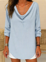 Luftiges Langarmshirt mit Streifenmuster