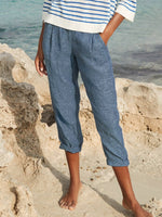 Pantalon Capri basique uni