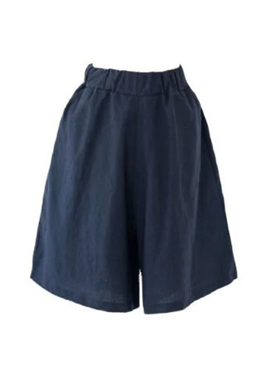 Lässige, gerade geschnittene Baumwollhose