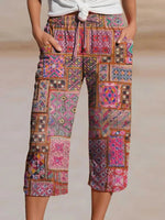 Pantalon spécial violet à poches latérales