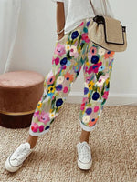 Floral Print Casual Pants