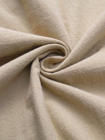 T-shirt uni décontracté à manches courtes en mélange de coton