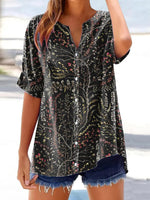 Modernes schwarzes Kurzarmtop