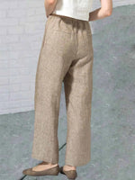 Apricot Casual Plain Regular Pants