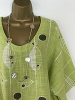 Half Sleeve Casual Fish Print Blouse