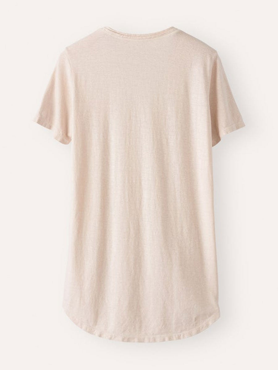 Chemisier décontracté uni à col rond