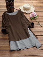 Blaue, einfarbige Freizeitjeans mit Kordelzug