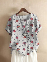 Ladybugs Printed Casual Short Sleeve Shirt