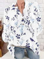 Haut élégant à col et manches longues