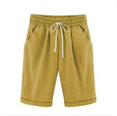 Women’s Casual Loose-Fit Cotton Summer Shorts with Pockets