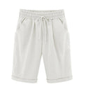 Women’s Casual Loose-Fit Cotton Summer Shorts with Pockets