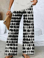 Graue Freizeithose mit elastischem Bund