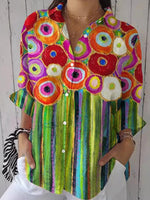 Chemise à manches longues colorée populaire