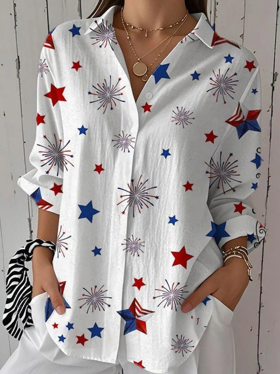 Cute Long Sleeve White Shirt