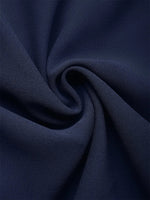 Robe de cérémonie midi en dentelle et mousseline, manches 3/4, fermeture éclair, idéale pour un mariage