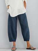 Women’s Loose Cotton Cropped Pants