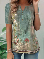 Fresh Green Short Sleeve Top