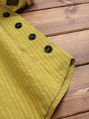 Vintage Lapel Button Long Sleeve Casual Shirt