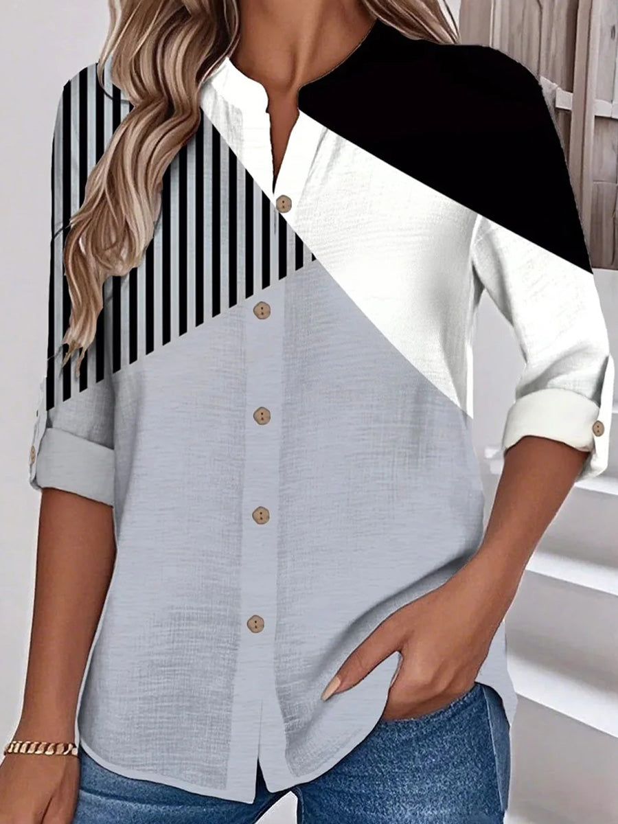 Haut noir confortable à manches longues