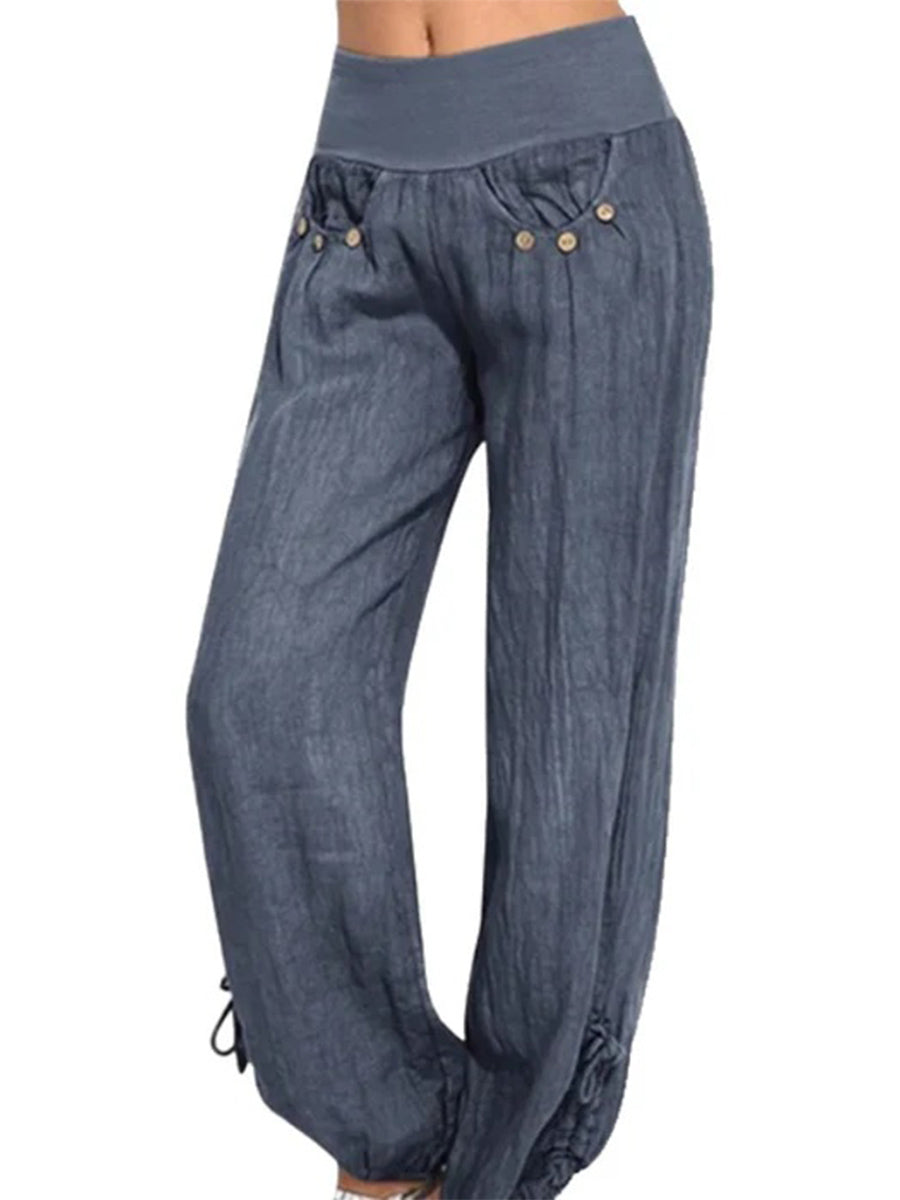 High Waist Comfy Drawstring Pants