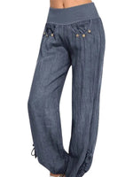 High Waist Comfy Drawstring Pants